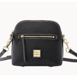 Dooney & Bourke Saffiano Domed Crossbody Black,Bag